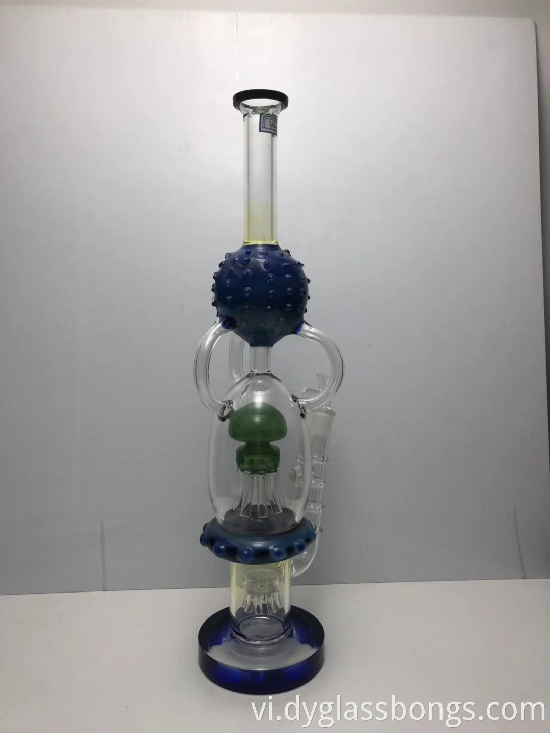 Two 8-Arm Sprinklers Recycler glass bong4